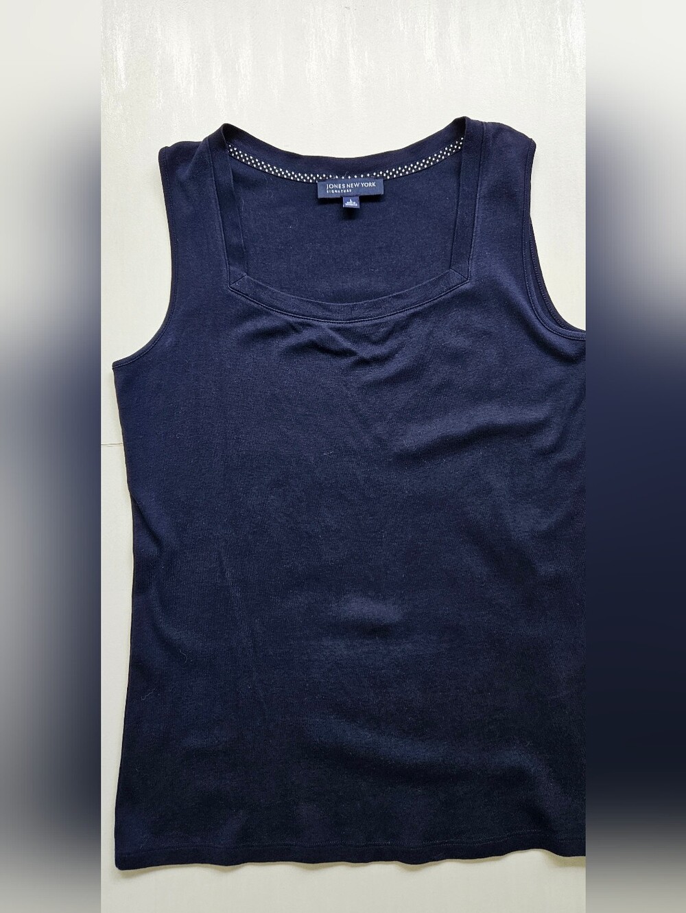 Jones New York Signature Women's Navy Tank Top